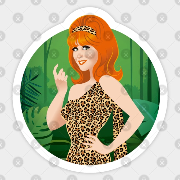 Ginger Sticker by AlejandroMogolloArt